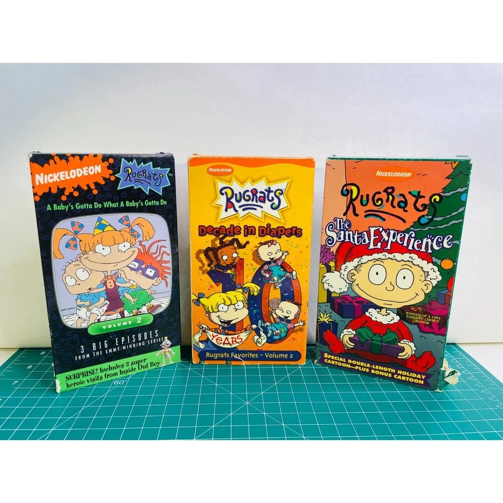 Nickelodeon Rugrats Volume 2 Santa Christmas Decade in Diampers VHS 2002 Tested